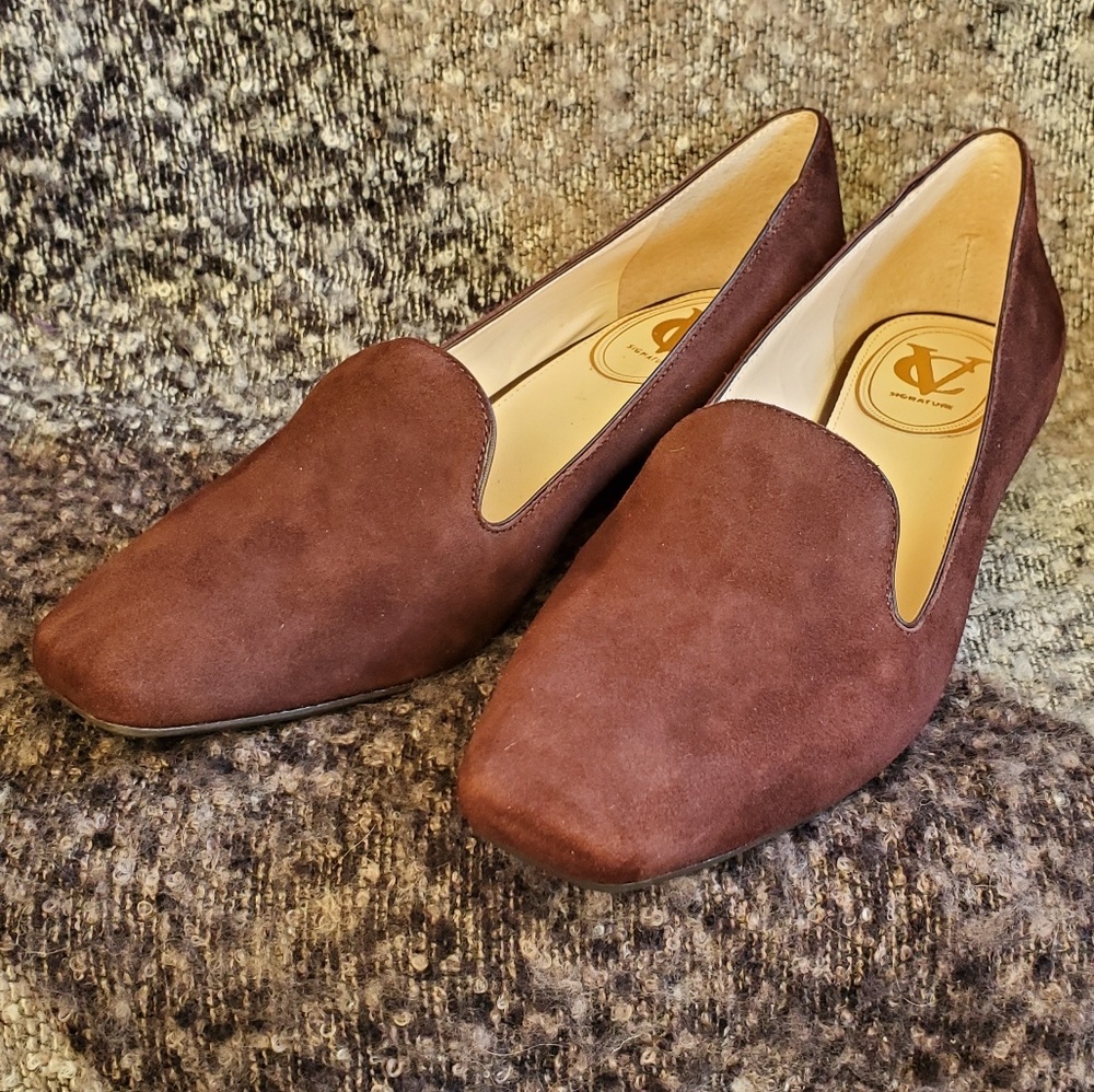 Vince Camuto Mabel Suede Wedge Loafer